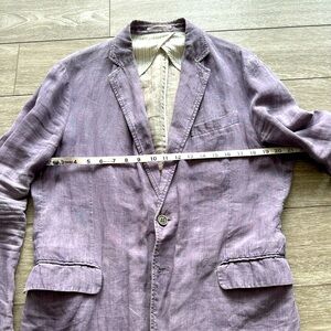 Armani Collezioni Linen Blazer -Lavender